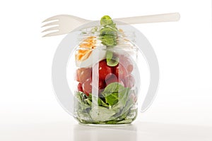 Salad in a jar