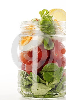 Salad in a jar