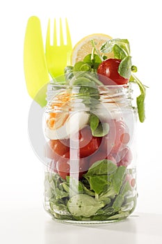 Salad in a jar