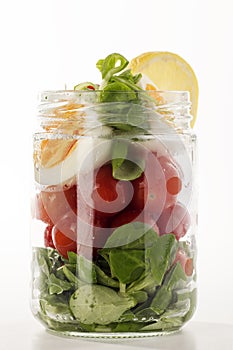 Salad in a jar