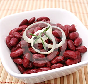 Salad of kidneybeans