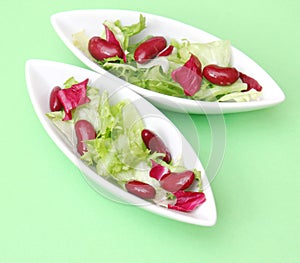 Salad with red beans