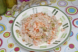 Salad of rice