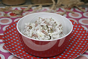 Salad of rice