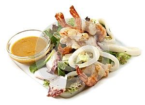 Salad seafood