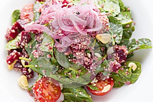 Salad Spinach Quinoa Cherry Tomatoe