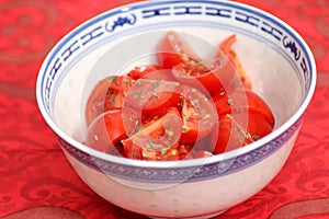 Salad of tomatoes