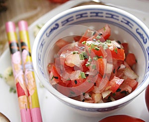 Salad of tomatoes