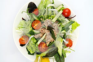 Salad with tunny and vegetable