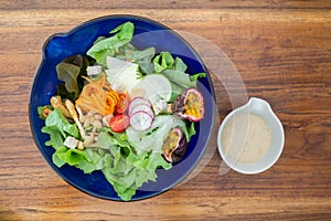 Salads mushrooms fruit and cream tasty recipes