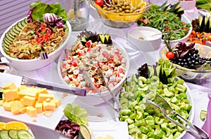 Salads on the party photo