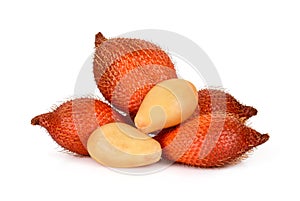 salak fruit isolated on white background