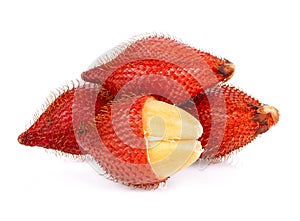 Salak fruit, Salacca, zalacca isolated on the white background