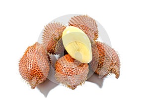 Salak fruiton white background
