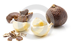 Salak snakefruit isolated