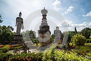 SALAKAEOKU, Tourist attraction Kaew Ku Pavilion in Nongkhai Thailand