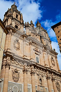 Salamanca Clerecia church and Casa Conchas