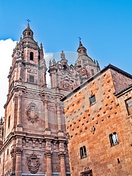 Salamanca landmarks cathedral and Shell House