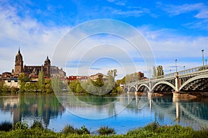 Salamanca skyline in Enrique Estevan bridge photo