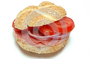 Salami sandwich