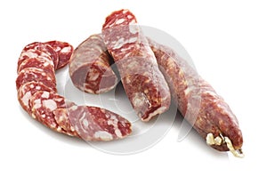 Salami sliced