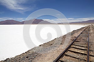 Salar de Pocitos in Puna de Atacama, Argentina