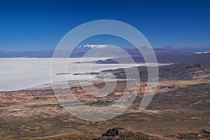 Salar de Uyuni aerial view