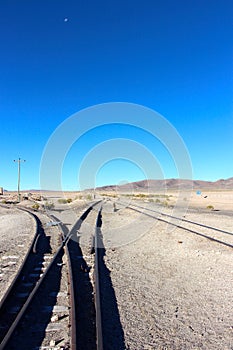 Salar de Uyuni train grave yard