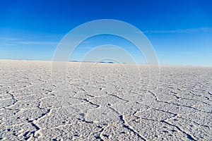 Salar Uyuni salt lake: A captivating texture in a high-resolution image photo