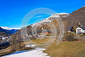 Salardu village in Lerida Catalonia of Spain