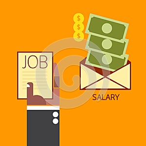 Salary concept