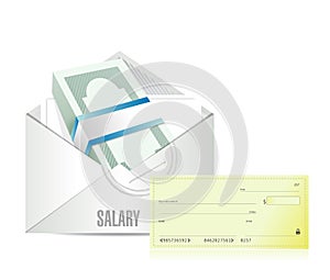 Salary illustration design