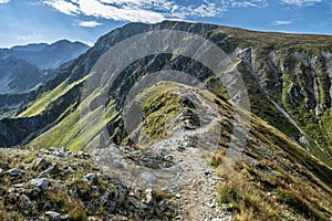 Salatin peak, Západní Tatry, Slovensko, turistická tématika