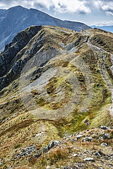 Salatin peak, Western Tatras, Slovakia, hiking theme