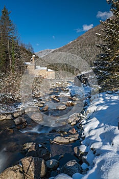 Salau village des pyrÃ©nÃ©es sous la neige