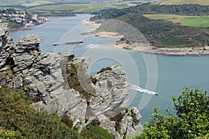 Salcombe estuary, Devon, UK