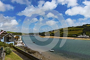 Salcombe Harbor Looking up the Estaury