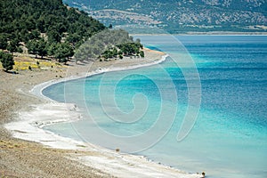 Salda Lake at Burdur, Turkey.