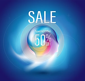 Sale abstract background photo