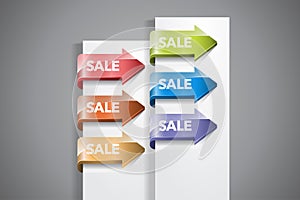 Sale Arrow Labels