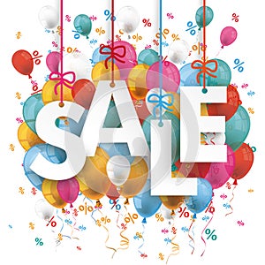 Sale Balloons Percents