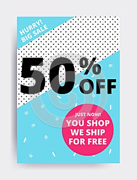 Sale banner template