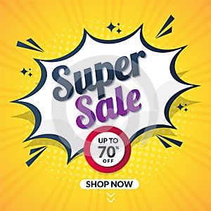 Sale banner template background, Big sale special offer. end of season super sale banner. big promotion, modern sale design.