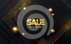 Sale banner template design.