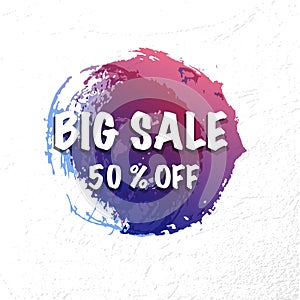 Sale banner template design, Big sale special off Super Sale, end of season special offer banner vector illustration.