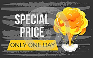 Sale banner template design, Big sale special offer. end of season special price vector banner