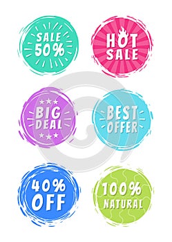 Sale 50 Best Choice Special Offer Promo Stickers
