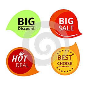 Sale , Big sale quality badges. Round hundred percent assured label badge. Sticker, exclusive premium best price button. photo