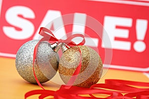 Sale of Christmas spheres