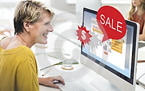 Sale Commerce Discount Sell Selling Promotion Concept
